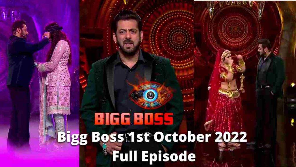 Bigg Boss 1st October 2022 Full Episode | Bigg Boss 16 Live