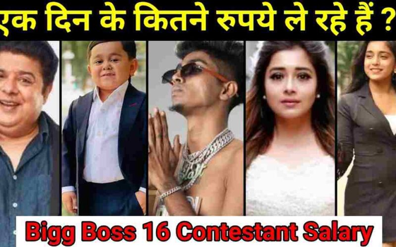 Bigg Boss 16 Contestants salary per Episode/Week - Abdu, Stan, Sumbul, Tina, Sajid highest paid contestants