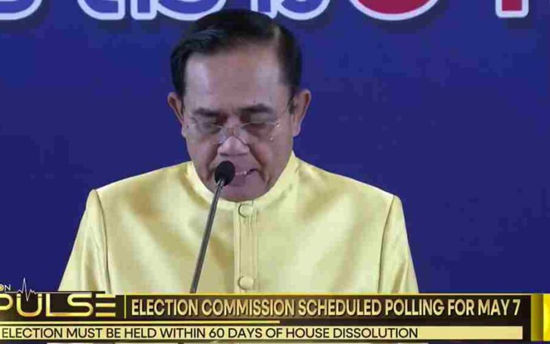 Thailand's Prime Minister Prayuth Chan-ocha dissolves parliament for upcoming elections