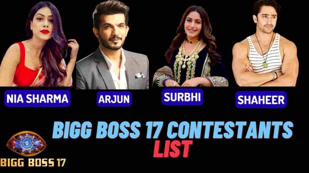 Bigg Boss 17 Contestants List