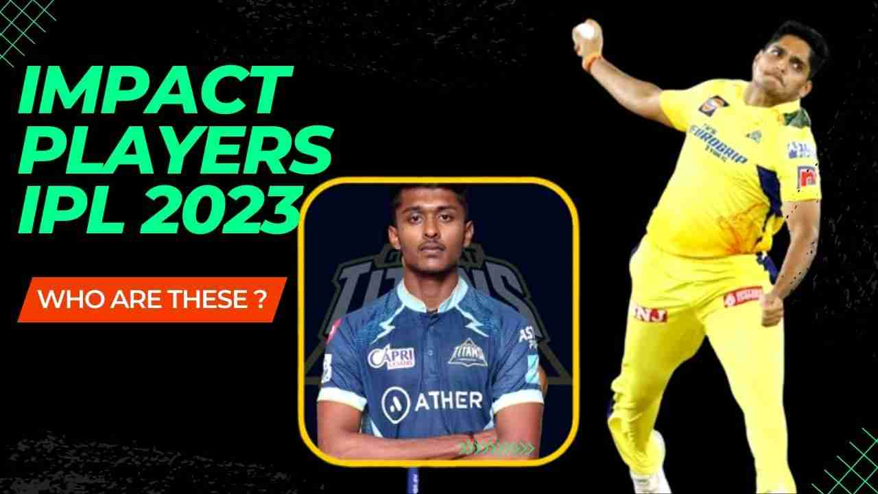 IPL Impact Player Rule 2023 Teams allowed to replace one player in between match