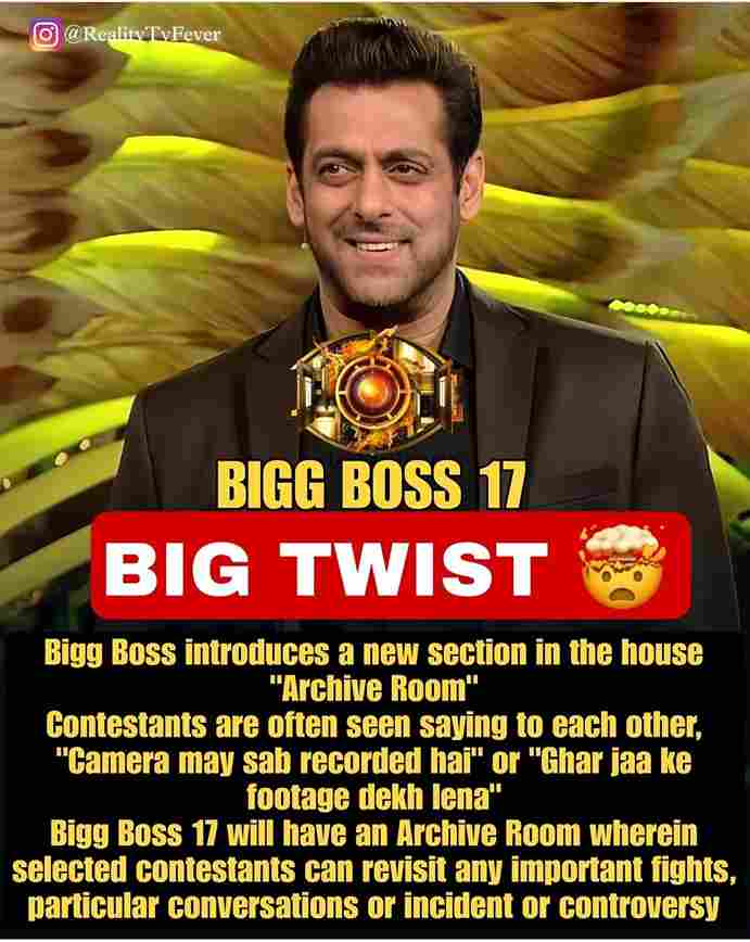 big twist inside Bigg Boss 17 house to have archive footage room to replay past footage