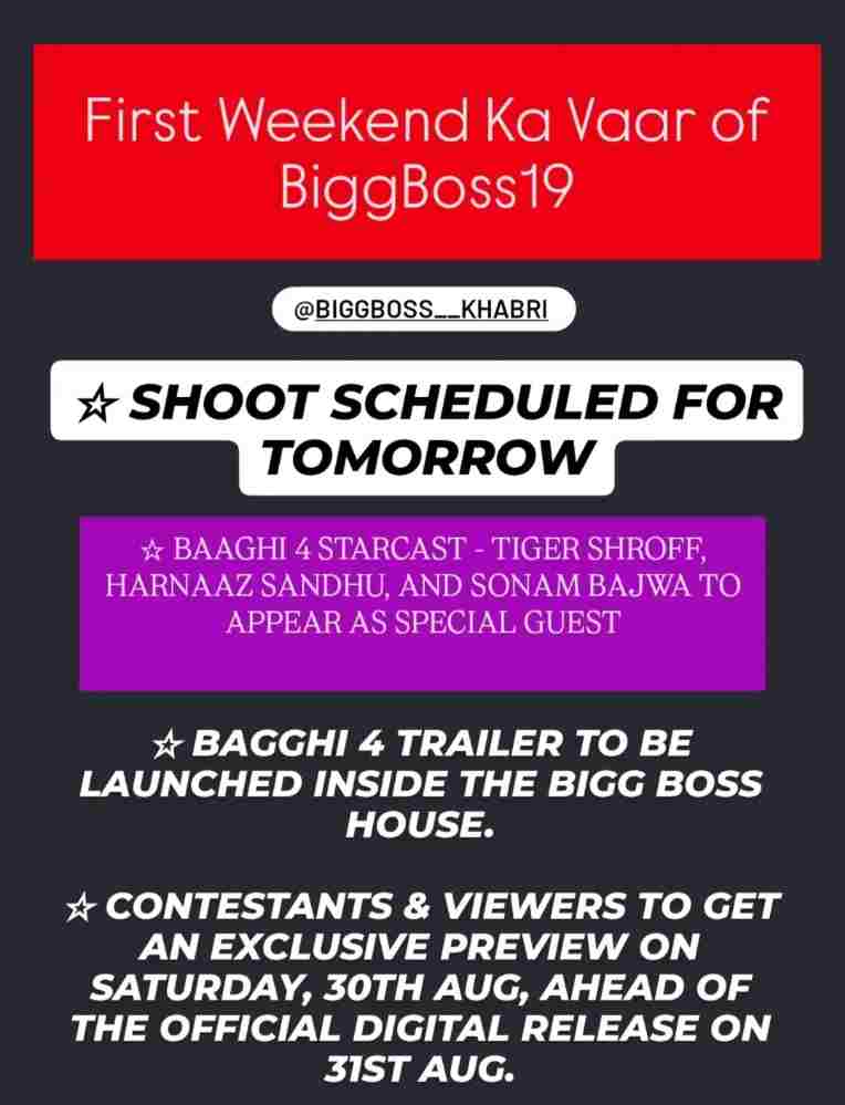 First Weekend Ka Vaar of BiggBoss19