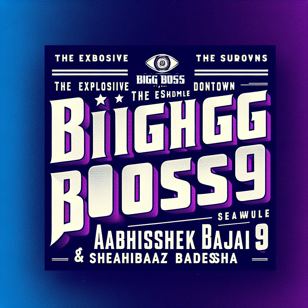 Bigg Boss 19: The Explosive Showdown between Abhishek Bajaj and Shehbaz Badesha