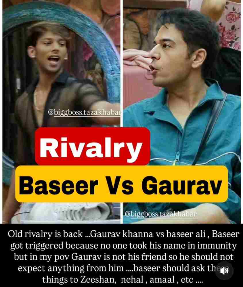 Rivalry – Baseer Vs Gaurav