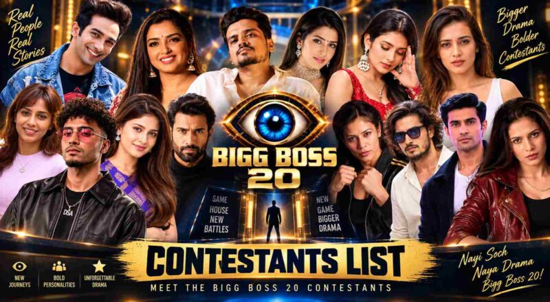 bigg boss 20 contestants list