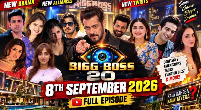 Bigg Boss 20 8th September 2026 Full Episode