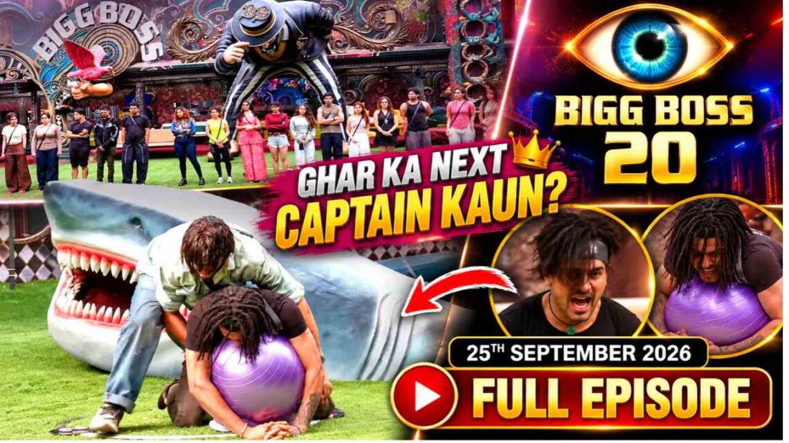 Bigg Boss 20 25th September 2026 Full Episode