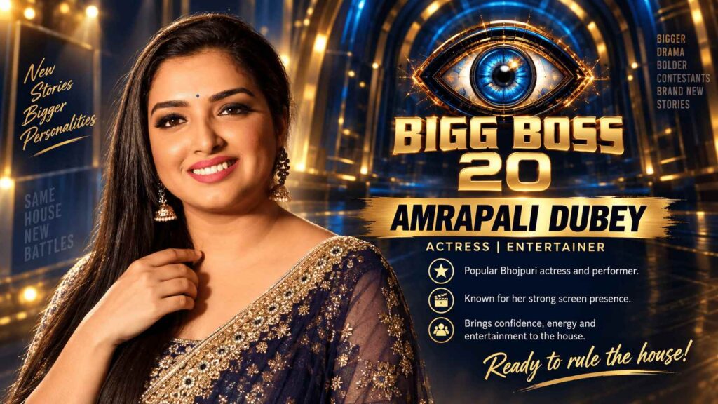 amrapali dubey bigg boss 20 contestant