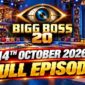 Bigg Boss 20 14th October 2026 Full Episode Nakul Dhull Evicted