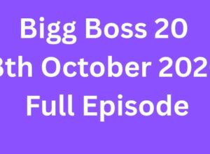Bigg Boss 20 8th October 2026 Full Episode