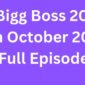 Bigg Boss 20 8th October 2026 Full Episode