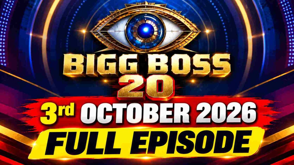 Bigg Boss 20 3rd October 2026 Weekend ka Vaar Full Episode